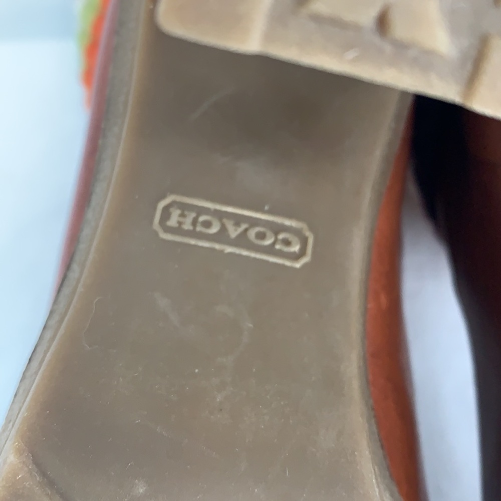Vintage Coach Sock Boots. Sz9 - Picture 4 of 11